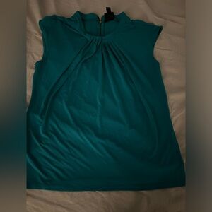 Teal Worthington Blouse